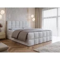 Compleo Boxspringbett Wolkenbett mit zwei Bettkästen, Bezug: Bouclé, Designer Bett