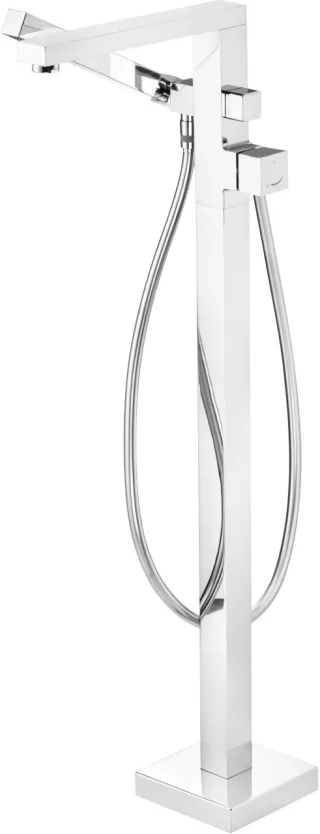 Neuesbad Serie 660 Freistehende Wannenarmatur mit Brauseset, Chrom NB1DEBQL017M1