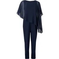 SWING Jumpsuit (1-tlg) Volant