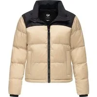 Ragwear Steppjacke Serah stylische Damen Winterjacke im Colourblocking-Design