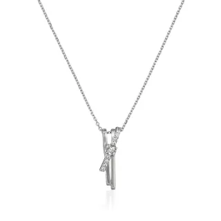 Orphelia Damen-Kette aus 925er Sterlingsilber mit Anhänger – Silber ZH-4765