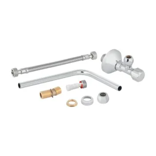 Geberit Wasseranschluss-Set 131071211 für Sanitärmodule WC, Wasseranschluss seitlich