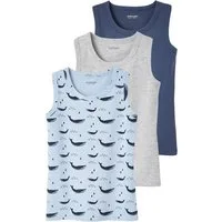 vertbaudet Unterhemd Jungen Unterhemden BASIC 3er-Pack
