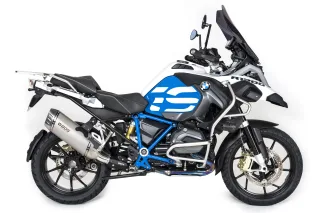 Sport Auspuff BOS Desert Fox TITAN f. BMW R 1200 GS/Adventure Bj.2017-2018 EURO4 eintragungsfrei+ABE