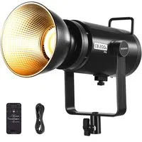 Neewer Videoleuchte CB200B 210W COB Bi-Color LED Videoleuchte Studiolicht, mit 2,4G/APP Fernbedienung, 2700K-6500K, CRI97+, 12 Effekte
