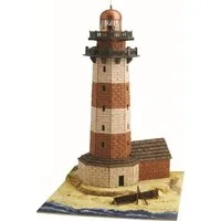 Domus Kits Modellbausatz Leuchtturm 2, Maßstab 1:87, (Modellbausatz, 1510-tlg., Dorf), Made in Europe