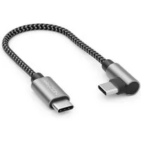 deleyCON deleyCON 0,15m USB C Kabel 1x 90° Gewinkelt PD3.0 (60W USB-Kabel