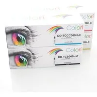Colori Tonerkartusche, (Kompatibles Set 4x Toner (MIT CHIP) XXL für Canon 069H I-Sensys, Canon I-Sensys LBP673Cdw MF752Cdw MF754Cdw), Colori