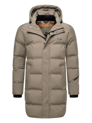 Stone Harbour Herren Wintermantel Thadeek mit abnehmbarer Kapuze & Magnettaschen