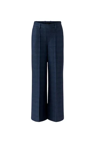 Oui - Hose dk blue grey - Gr. - 34