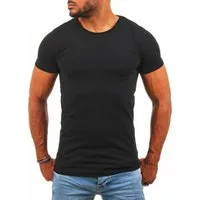 Young & Rich T-Shirt Herren Uni Basic rundhals Ausschnitt Unterziehshirt 1701 Rundhalsauschnitt unifarben kurzarm regular fit