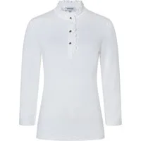 MORE&MORE 3/4-Arm-Shirt feminines 3/4 Arm Shirt, Rüschenkragen