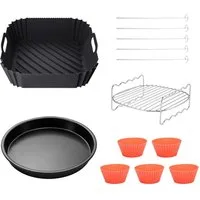 Youyijia Backform 4 stk Silikon Backform Für Airfryer Silikonbackformen