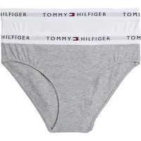 Tommy Hilfiger Underwear Bikinislip 2 PK BIKINI mit elastischem Bund im 2er-Pack (Packung, 2-St., 2er-Pack) unifarben, casual, körpernah, Baumwollmix