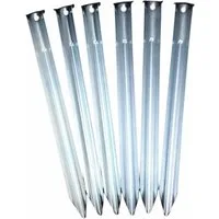 ToCi Zelthering Zelthering Zelt-Heringe V-Profil 220x23mm stabile Stahlheringe Set, (24-St)