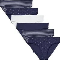 REDBEST Slip Damen-Slip 7er-Pack Single-Jersey Uni: 3 Slips