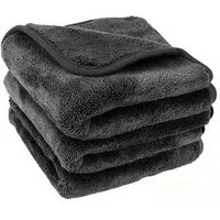 HS.SUPPLY Premium Autopflege Tuch 1200gsm, Autopflege Mikrofaser Mikrofasertuch (40, Extrem flauschig mit extremer Saugkraft, schonende Pflege für Ihr Auto)