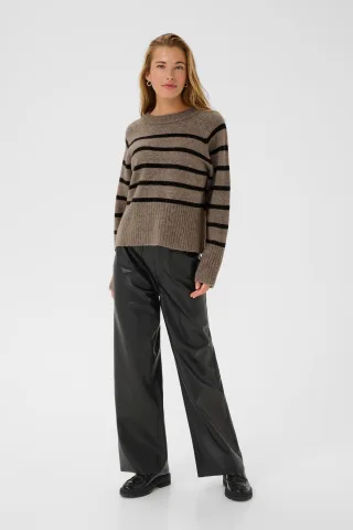 Strickpullover KAerin Strickpullover Regular fit black brown
