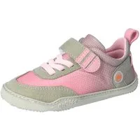 qnuffs Fichte Barfußschuh Klettschuh, Sneaker, Halbschuh mit Kontrastbesätzen