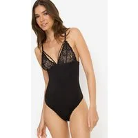 LSCN by LASCANA Body aus hochwertigem Materialmix