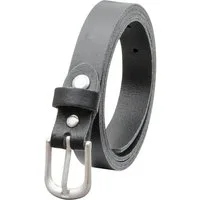 COLOGNEBELT Ledergürtel OM16-SL-Schwarz MADE IN GERMANY, Schwarz Kürzbar, 100 % Echtleder, Unisex