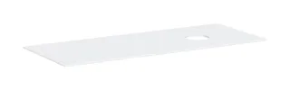 Hansgrohe Xevolos E Konsole 1370/550 mit Ausschnitt rechts für Aufsatzwaschtisch ohne Hahnloch, Matt 54334700