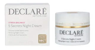 Declare Stressbalance 5 Secrets Night Cream.