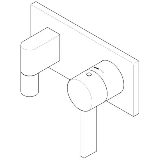 Dornbracht Wandanschluß komplett 04110302603-00 chrom