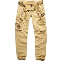Trooper Cargohose Herren Traveler Slimmy Cargo Vintage Hose Army Outdoor Pants