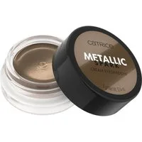 Catrice Lidschatten Metallic Spark Cream Eyeshadow, 3-tlg., Wischfest, lange Haltbarkeit, cremig, metallisch funkelndes Finish.