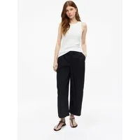 s.Oliver Culotte Hose Culotte mit Bundfalten und Extra Wide Leg