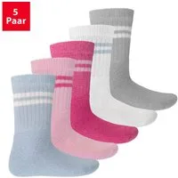 MT Tennissocken Kinder Freizeit Socken (5/10 Paar) Tennissocken Mädchen & Jungen (5-Paar)