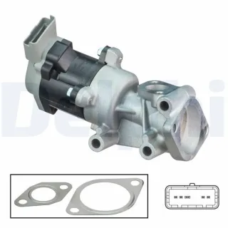 Delphi AGR-Ventil Land Rover Discovery Range 2,7 EG10529-12B1