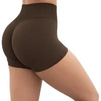 Smilodox Shorts Amaze Ultra, Seamless Blickdichte Radlerhose, Unsichtbarer Scrunch High Waist kurze Hotpants im Shaped Fit Yoga Fitness Laufen Alltag