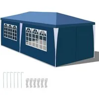 Clanmacy Pavillon Pavillon Partyzelt Festzelt Wasserdicht mit Fenster 3x3m/3X6m