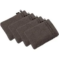Vossen Waschhandschuh 4er Pack Waschhandschuh 22 x 16 cm Vienna Style Su, Frottier (Spar-Set, 4-St)