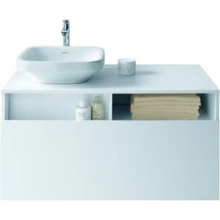 Duravit DuraStyle Aufsatz Waschtisch 0349430000 Ø 43 cm, weiss, ohne Überlauf, ohne Hahnlochbank
