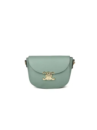 Giulia Monti Schultertasche Türkisblau