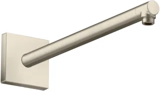 Hansgrohe Brausearm DN15 390mm eckig Axor Brushed Nickel 26436820