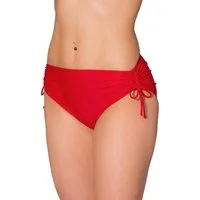 Aquarti Bikini-Hose Aquarti Damen Bikinihose mit Raffung und Schnüren