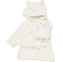 Rock a Bye Baby Boutique Bademantel Bär Unisex Kinder, Lang, Obermaterial: 100% Polyester, Schnürung, Kimono, Morgenmantel, Hausmantel, Badtextilien