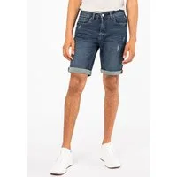 SUBLEVEL Jeansbermudas Herren Jeans Shorts kurze Hose Reißverschluss 5 Pocket, Sommerhose, kurze Jeans, Bermudashorts