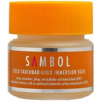 Sambol Goldbad 150 ml Solo und Goldbad 150ml mit 20x22 cm Poliertuch Schmuckreiniger