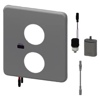 KWC Aquarotter Hygieneeinheit, F5, für Duscharmatur m. Thermostat, hydr., Platte 205x225 mm, 3600005 3600005393