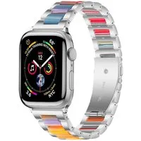 Wigento Smartwatch-Armband Für Apple Watch Series 11 10 42mm / 9 8 7 41mm Metall Design Armband