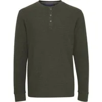 Blend Langarmshirt BHNOBLE aus Baumwollmischung, normale Passform, mit Rundhalsausschnitt