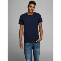 Jack & Jones T-Shirt JJEBASIC mit schmaler Passform für jeden Tag unifarben, modisch, schmal, Baumwollmischung, Rundhals