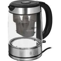 Wasserkocher 20760-57 edelstahl/schwarz, 1,5 Liter