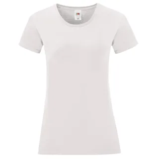 Fruit of the Loom - "Iconic 150" T-Shirt für Damen (Weiß)