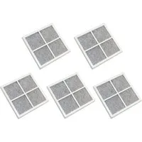 Trade-Shop Ersatzfilter Luftfilter 5x passend für viele Pure'N'Fresh Kühlschränke, Zubehör für LG ADQ73214404, ADQ73334008, ADQ73334003, ADQ73214402, LT120F, Frischfilter mit Zwangsluftzirkulation / Maße: 8,2 x 8,2 x 0,9cm